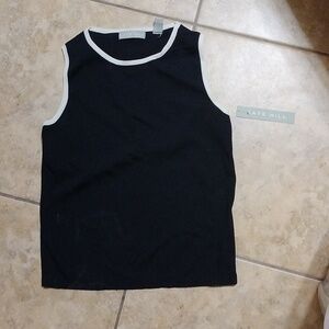 Kate Hill Black Sleeveless Top